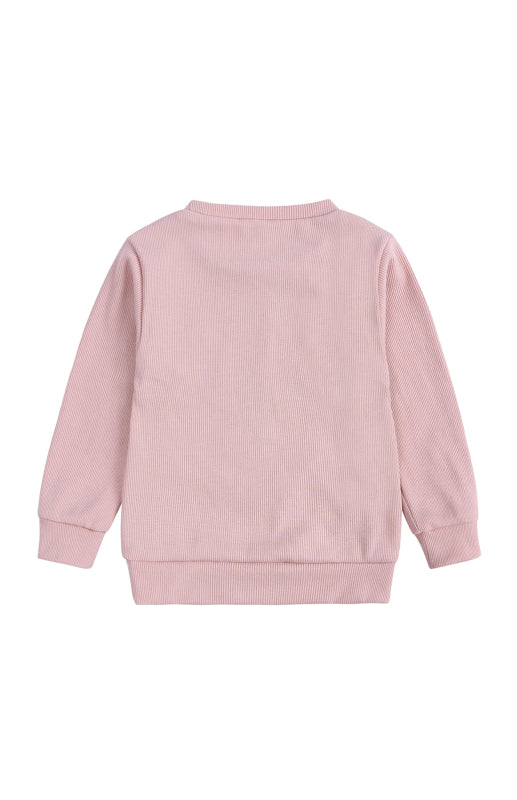 Boy's and Girls Pit Strip Pullover Long Sleeve Pajama Sets