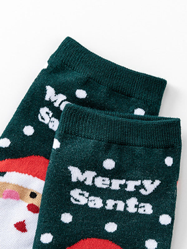 Women's and children Cotton 4-Pack Cutes Christmas Socks