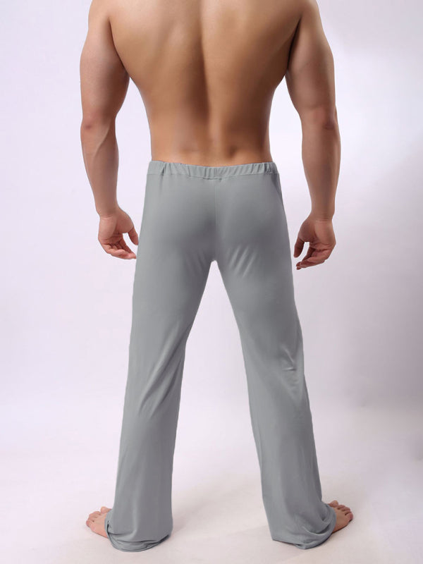 Men's casual pants breathable cool home pants pants