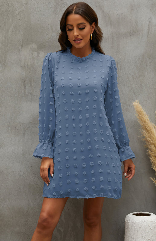 Women’s Textured Woven Shift Dress