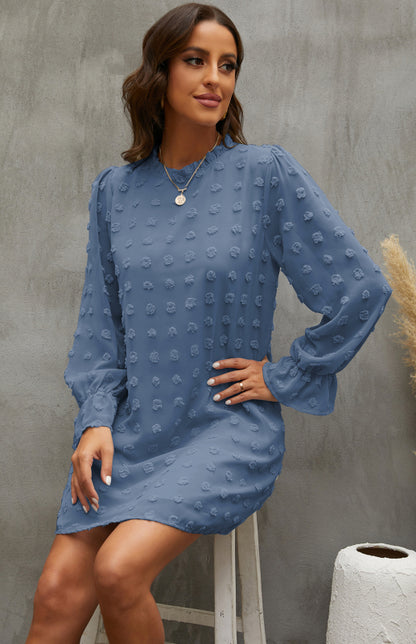 Women’s Textured Woven Shift Dress