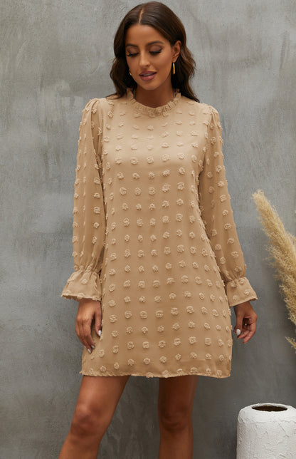 Women’s Textured Woven Shift Dress