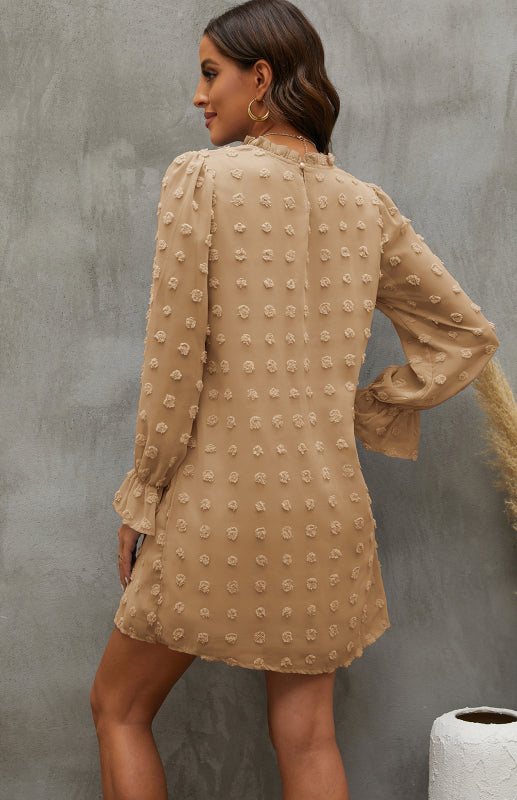 Women’s Textured Woven Shift Dress