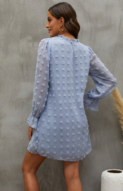 Women’s Textured Woven Shift Dress