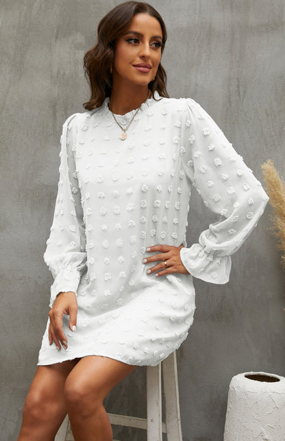 Women’s Textured Woven Shift Dress