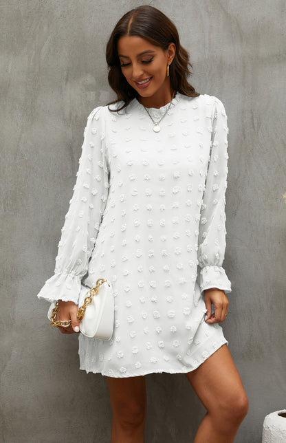 Women’s Textured Woven Shift Dress