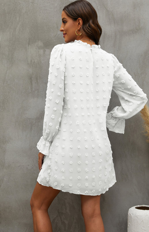 Women’s Textured Woven Shift Dress