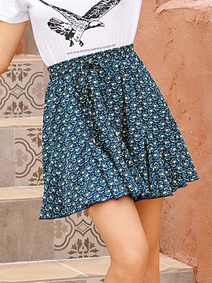 New Fashion Ladies Casual Printed Short Skirt