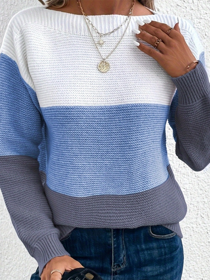 Women's Loose crew neck sweater