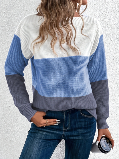 Women's Loose crew neck sweater