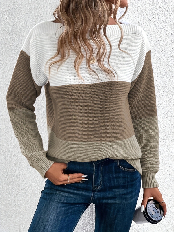 Women's Loose crew neck sweater