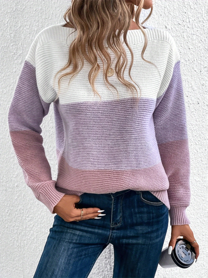 Women's Loose crew neck sweater