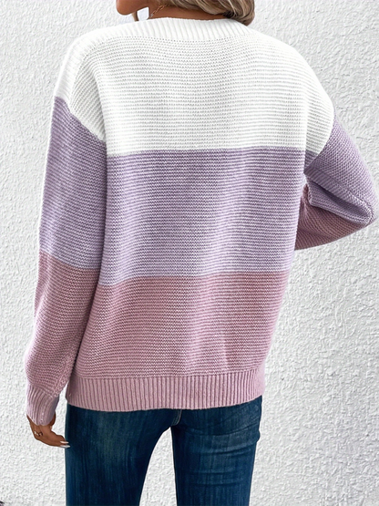 Women's Loose crew neck sweater