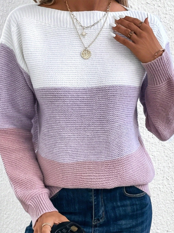 Women's Loose crew neck sweater