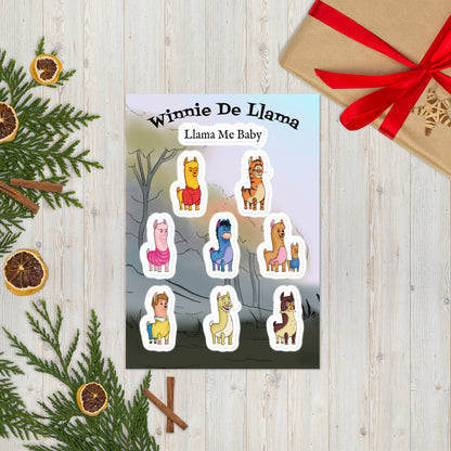 Winnie de Llama - Sticker sheet