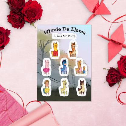 Winnie de Llama - Sticker sheet