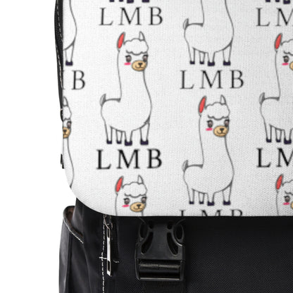 LMB Logo Casual Shoulder Backpack