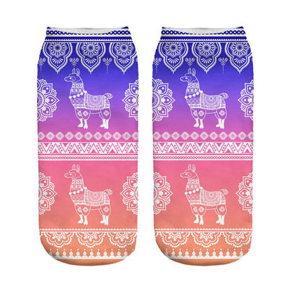 Unisex One-Size Llama LMB Socks