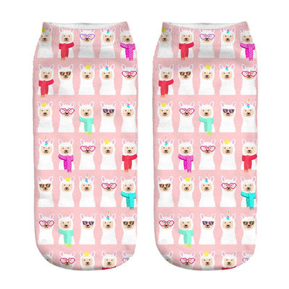 Unisex One-Size Llama LMB Socks