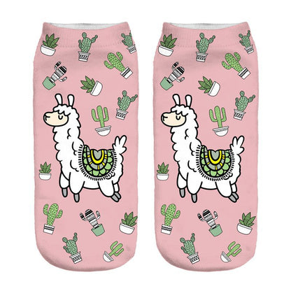 Unisex One-Size Llama LMB Socks