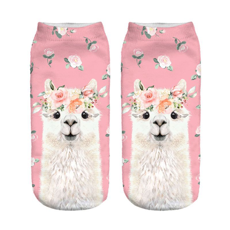 Unisex One-Size Llama LMB Socks