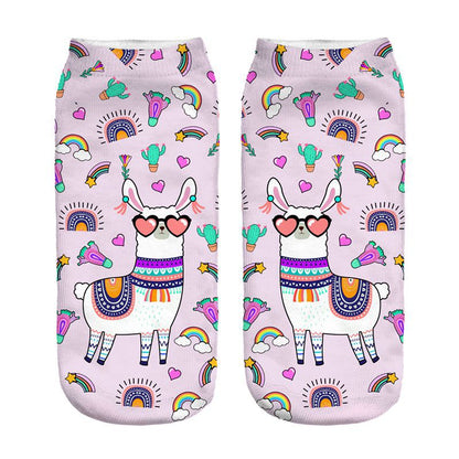 Unisex One-Size Llama LMB Socks