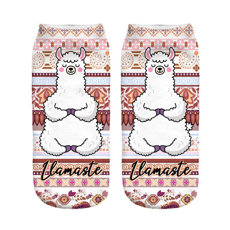 Unisex One-Size Llama LMB Socks