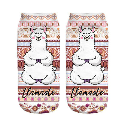 Unisex One-Size Llama LMB Socks