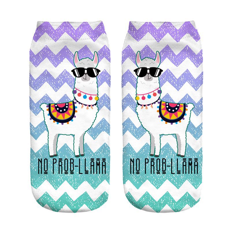 Unisex One-Size Llama LMB Socks