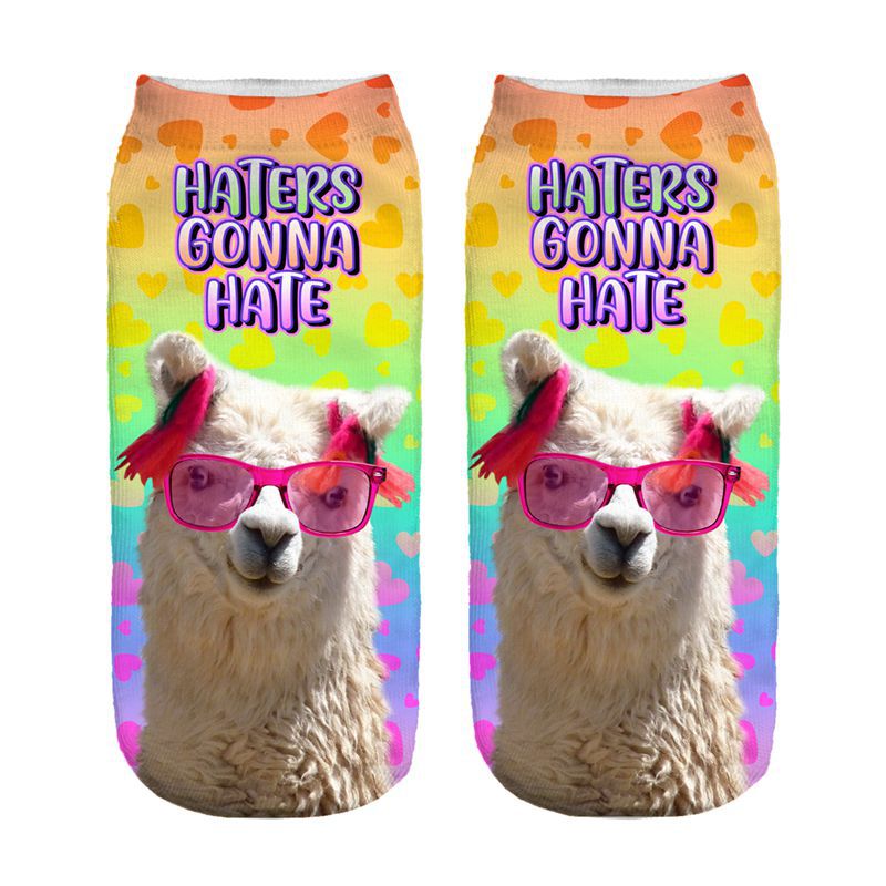 Unisex One-Size Llama LMB Socks