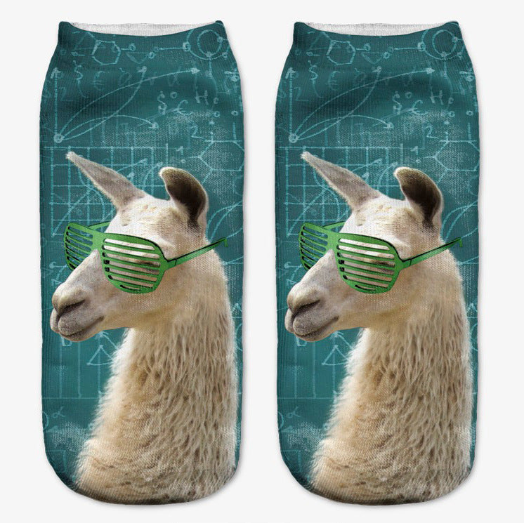 Unisex One-Size Llama LMB Socks