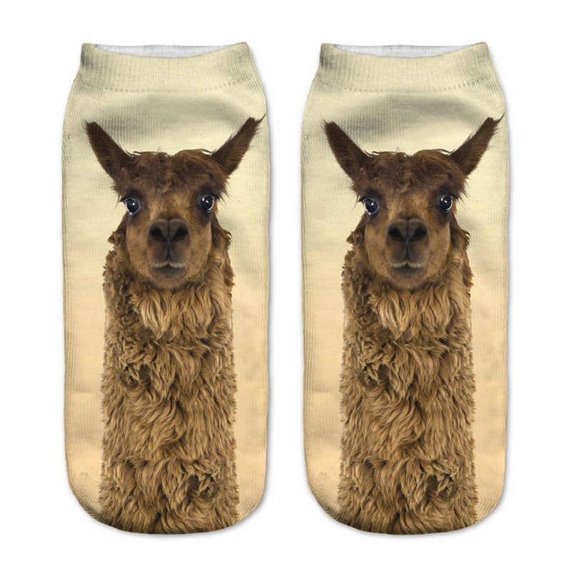 Unisex One-Size Llama LMB Socks