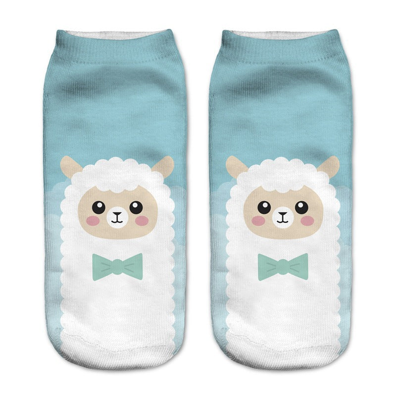 Unisex One-Size Llama LMB Socks