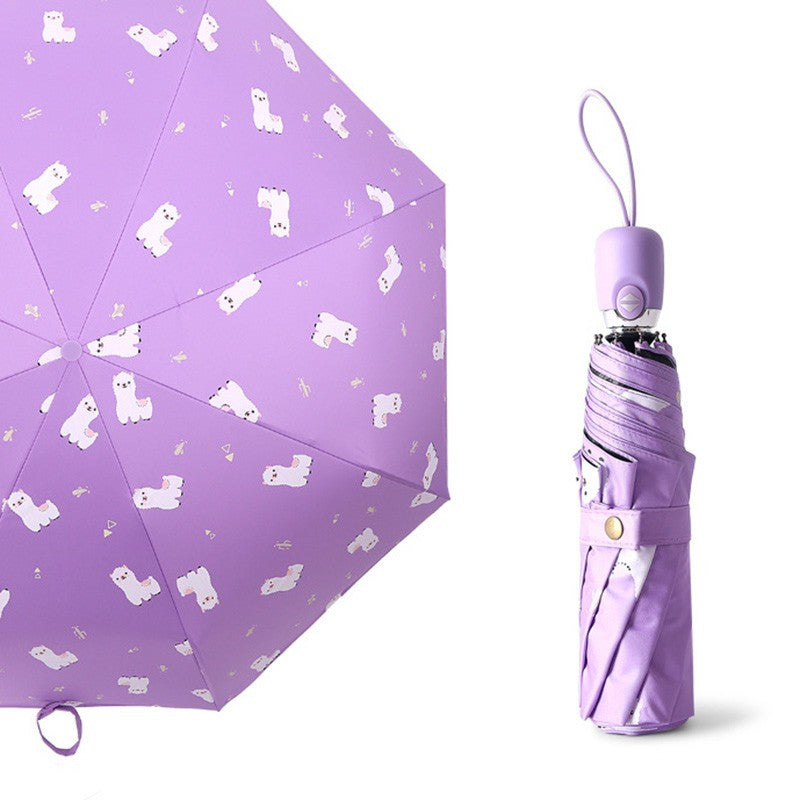 Llama Me Baby Cartoon Umbrella