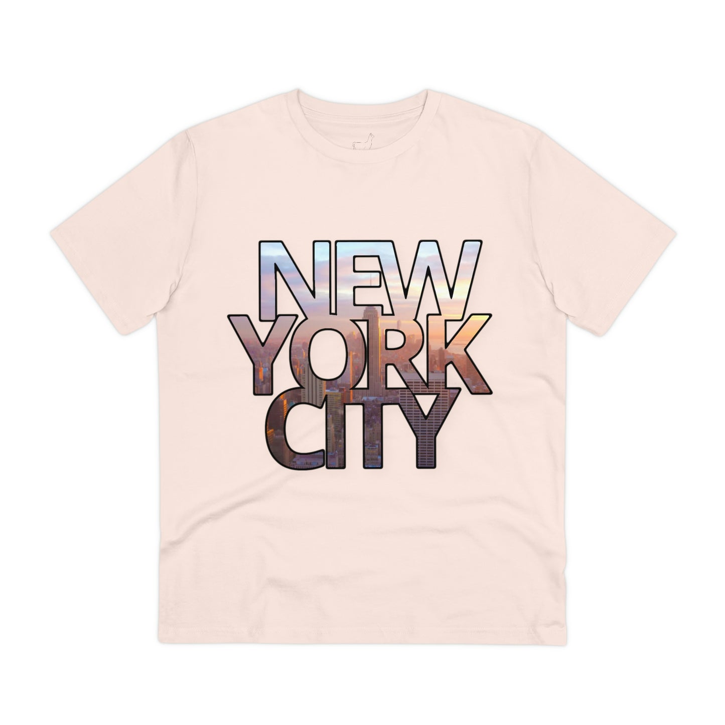 Organic Creator T-shirt - New York City Peach