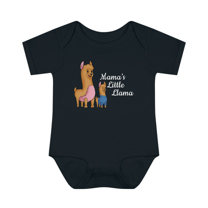 Mama's Little Llama Infant Baby Rib Bodysuit Onesie