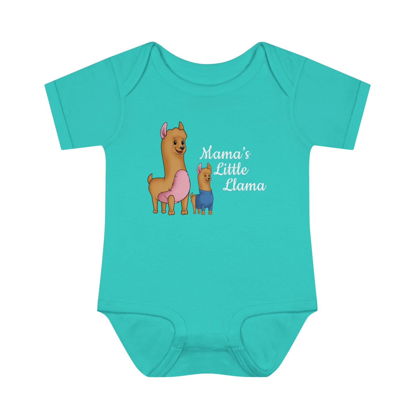 Mama's Little Llama Infant Baby Rib Bodysuit Onesie