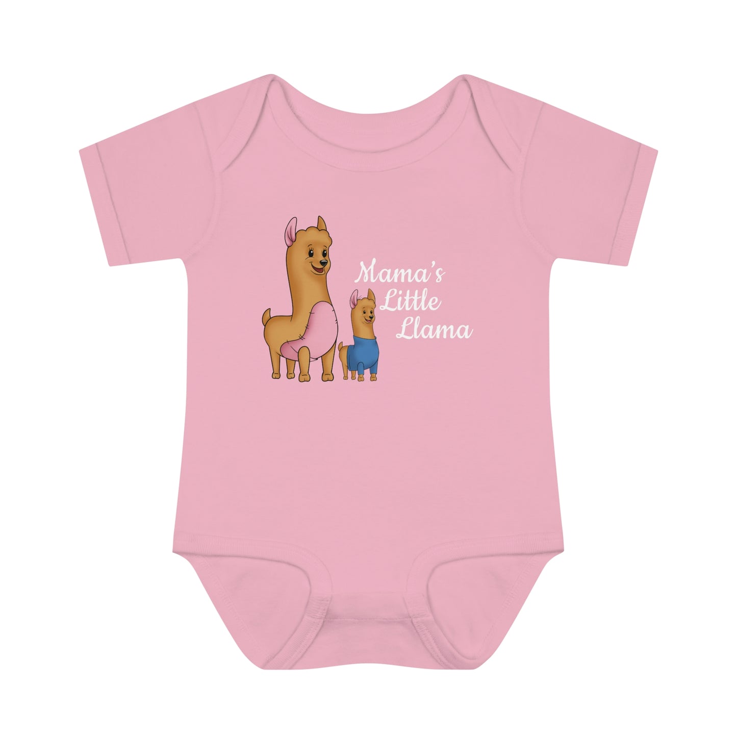 Mama's Little Llama Infant Baby Rib Bodysuit Onesie