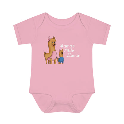 Mama's Little Llama Infant Baby Rib Bodysuit Onesie