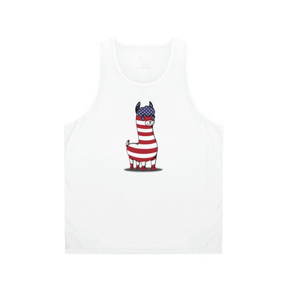 Women's LMB USA Log Tank Top - United... Cause Llamas Are Fancy