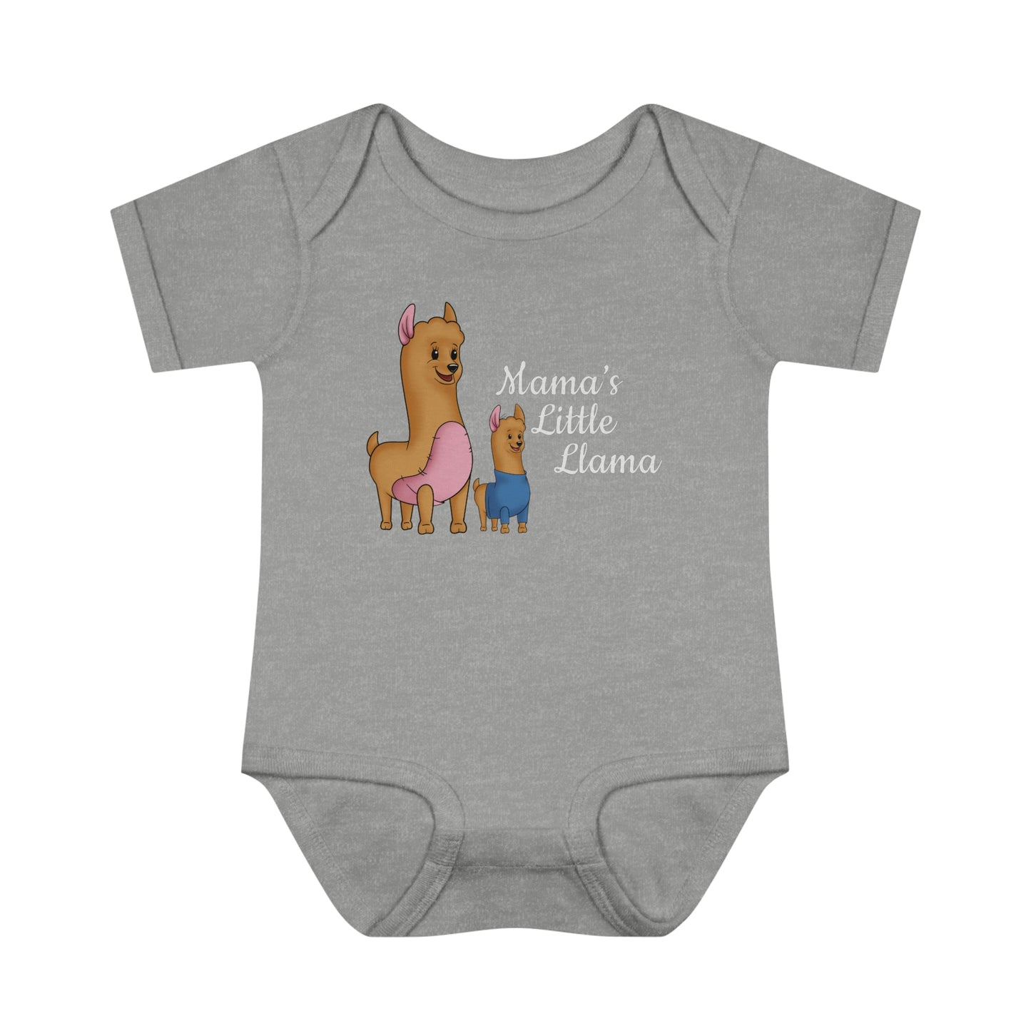 Mama's Little Llama Infant Baby Rib Bodysuit Onesie