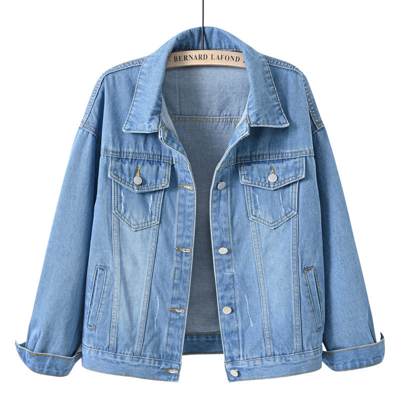 Women's New Colorful Large Size Denim Jacket