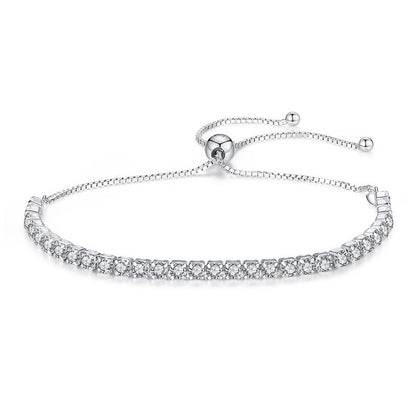 Women's 925 Silver Tennis Bracelet