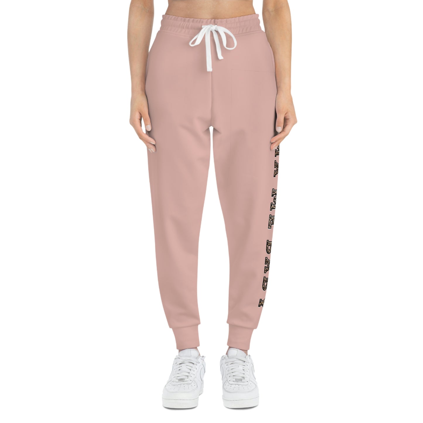 LMB Athletic Joggers - Peach Cheetah