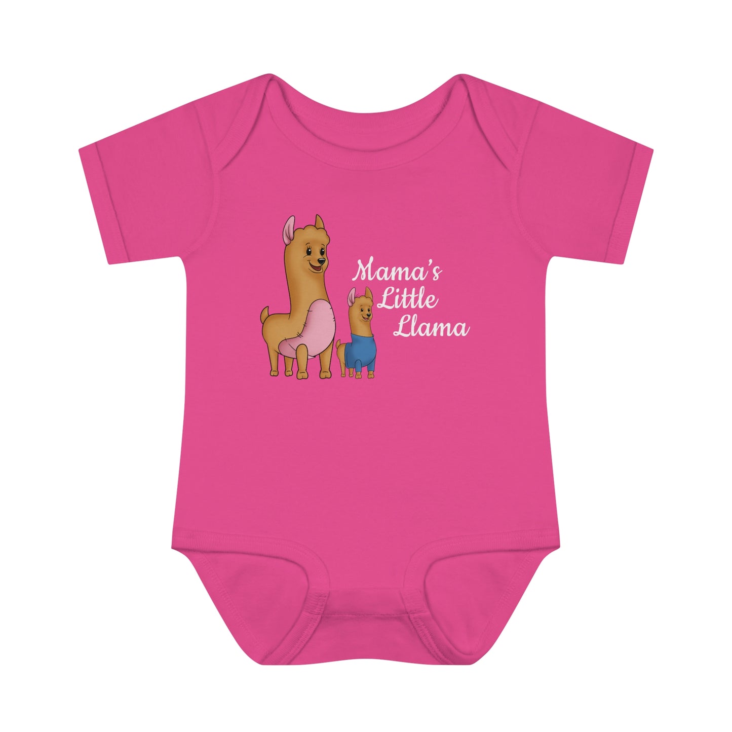 Mama's Little Llama Infant Baby Rib Bodysuit Onesie