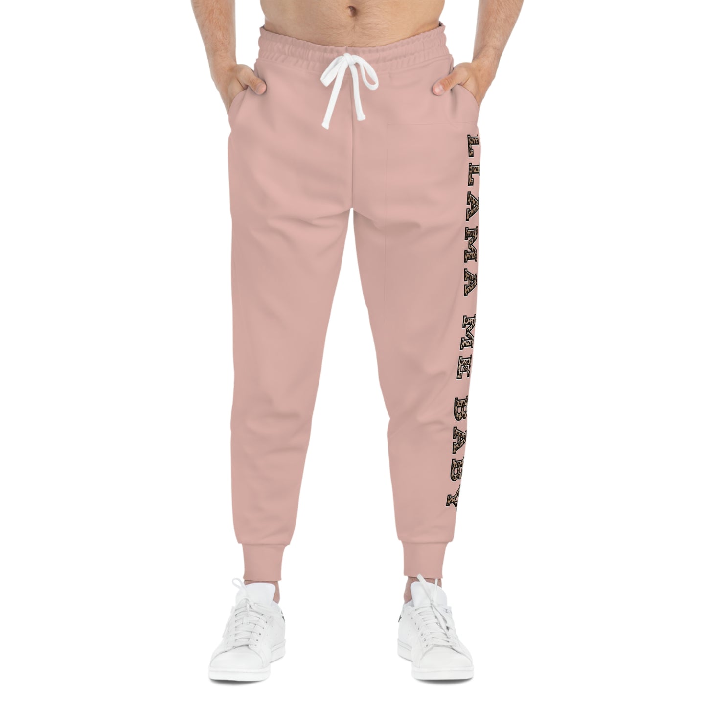 LMB Athletic Joggers - Peach Cheetah