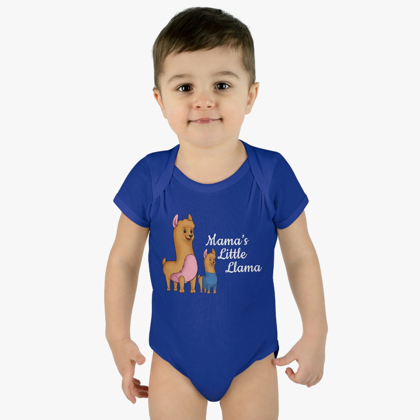 Mama's Little Llama Infant Baby Rib Bodysuit Onesie