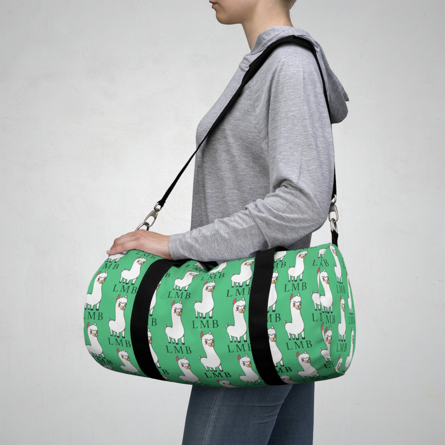 LMB Log  Duffel Bag- Mint Color