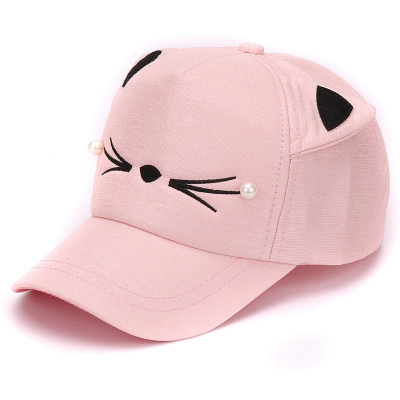 Women's Casual Hat, Baseball Cap Cat Ears Parent-Child