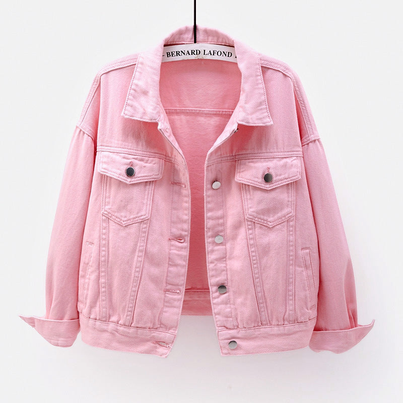 Women's New Colorful Large Size Denim Jacket